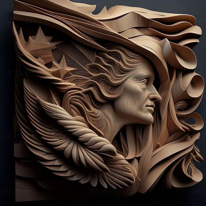 3D model Steve Childs American artist (STL)